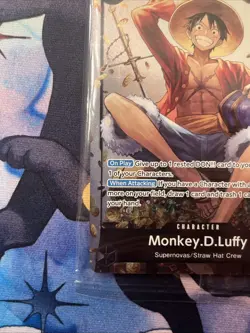 Monkey.D.Luffy (Tin Pack Set Vol. 2)One Piece Promotion Cards P-075 NM - Sealed - Image 2