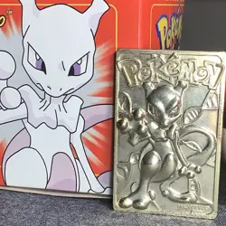 Pokemon Ball 1999 Mewtwo 23k Gold Plated Trading Card Burger King - Image 2