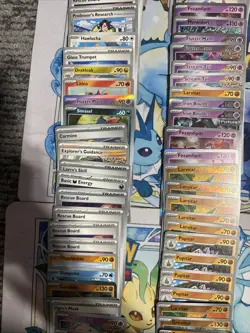 Pokemon TCG Prismatic Evolutions Holos, Reverse Holos, Base 350+ Card Lot (SW) - Image 3