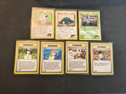 Assorted Lot Of 7 - 1st Edition Vintage Gym Heroes Set Pokemon Cards Non-Holo - Image 1