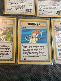 Assorted Lot Of 7 - 1st Edition Vintage Gym Heroes Set Pokemon Cards Non-Holo - Image 4