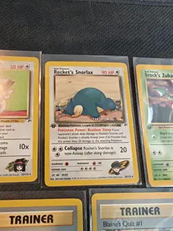 Assorted Lot Of 7 - 1st Edition Vintage Gym Heroes Set Pokemon Cards Non-Holo - Image 5