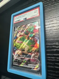 Snorlax VMAX 142/202 SWSH01 Sword & Shield Holo Card PSA 9 - Image 2