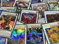 YUGIOH! PREMIUM SYNCHRO MONSTER CARDS COLLECTION LOT! ALL HOLOG **HOT** + Bonus - Image 1