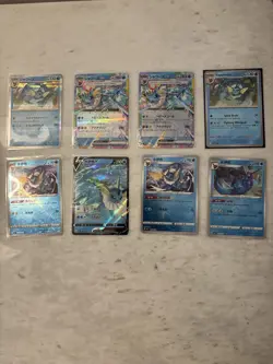 Pokemon Vaporeon Card Lot Japanese & English EX V 8 Cards NM - Image 1