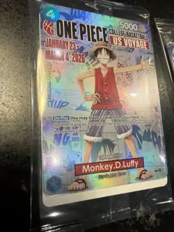 Monkey.D.Luffy (055) NCAA Basketball US Voyage) P-055 One Piece Promo Cards Foil - Image 3