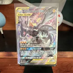 Pokemon Pikachu & Zekrom GX TAG TEAM Promo Holo SM168 SM Card - Image 1