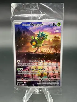 Sealed Teal Mask Ogerpon - Promo SV: Scarlet & Violet Promo Cards 123 NM - Image 1
