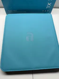 Vault x Exo-Tec 12-Pocket XL Zip Binder 26 Pages, 624 Cards, Ocean Blue/Teal - Image 4