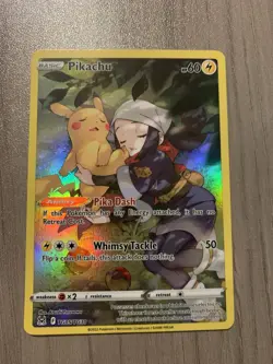 Pikachu TG05/TG30 Lost Origin Trainer Gallery Pokemon Card - Image 2