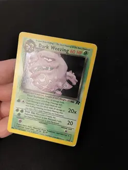 Dark Weezing 14/82 PL Holo Rare Pokemon Card Vintage 1999 WOTC Team Rocket Set 6 - Image 3