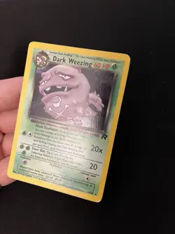 Dark Weezing 14/82 PL Holo Rare Pokemon Card Vintage 1999 WOTC Team Rocket Set 6 - Image 4