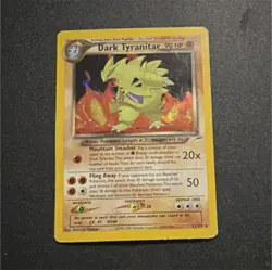 Pokemon Dark Tyranitar Rare 90 HP Neo Destiny 11/105 Regular Stage 2 Card 2002 - Image 1