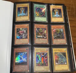 Binder With 234 Yugioh Cards 100+ Lob Unlimited And Vintage Holos - Image 2