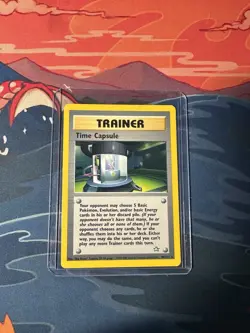 TIME CAPSULE TRAINER NEO GENESIS SET RARE NON HOLO-FOIL POKEMON CARD 90/111 MP - Image 1