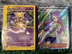 Pokemon Lot Miriam Full Art Pikachu ChinaPromo Paladin SIR Alakazam 4 Card Lot - Image 2