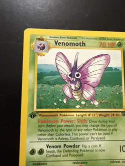 Pokemon TCG Venomoth Jungle 29/64 1st Edition Non-Holo Rare Card - Image 2