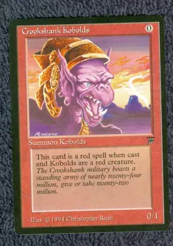 CROOKSHANK KOBOLDS common 1994 LEGENDS Magic the Gathering Unplayed NM - Image 1