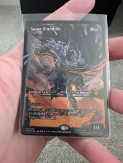 Super Shredder Showcase Foil #285 TMNT MTG Magic - Image 1