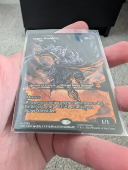 Super Shredder Showcase Foil #285 TMNT MTG Magic - Image 2