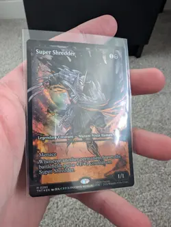 Super Shredder Showcase Foil #285 TMNT MTG Magic - Image 3
