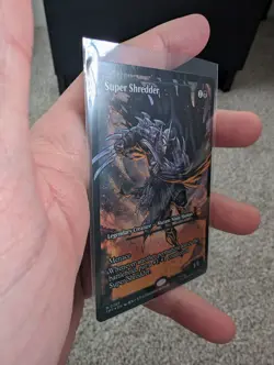 Super Shredder Showcase Foil #285 TMNT MTG Magic - Image 4