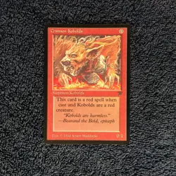 CRIMSON KOBOLDS common 1994 LEGENDS Magic the Gathering Unplayed Near mint - Image 3