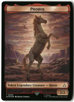 MTG Assassin // Phobos Double-Sided Token FOIL T Universes Beyond: Assassin's Cr - Image 1