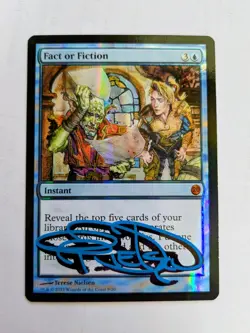 MTG FOIL Fact or Fiction SHADOW SIGNED BY TERESE NIELSEN - Image 1