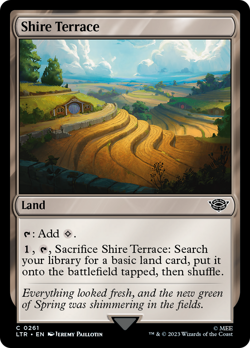 Shire Terrace #261 | NM Near Mint | LTR Lord of the Rings Magic MTG - Image 1