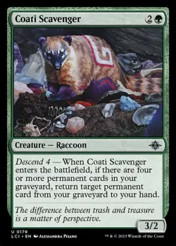 Magic the Gathering (mtg): LCI: Coati Scavenger - Foil - Image 1