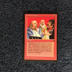 DWARVEN SONG uncommon 1994 LEGENDS MTG Unplayed. Printer run marks - Image 3