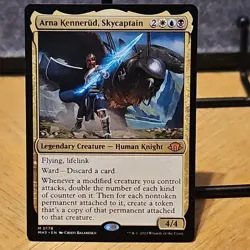 MTG Arna Kennerud, Skycaptain Modern Horizons 3 Mythic Rare #178 NM Fresh Pull - Image 1