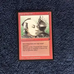 ETERNAL WARRIOR uncommon 1994 LEGENDS Magic the Gathering Unplayed Near mint - Image 3