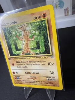 Sudowoodo 1st Edition 77/111 Neo Genesis Pokemon Card NM Vintage WOTC - Image 4