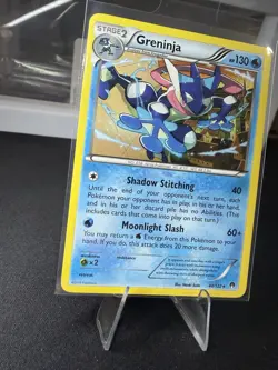 Greninja 40/122 XY Breakpoint Holo Rare LP Pokemon Card Stage 2 - Image 3