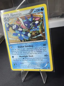 Greninja 40/122 XY Breakpoint Holo Rare LP Pokemon Card Stage 2 - Image 4