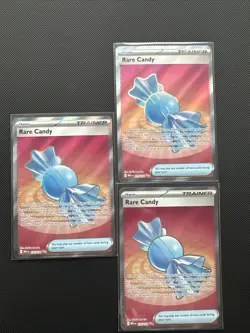 Pokemon TCG Rare Candy Full Art Trainer Mega Evolution 175/132 Lot of 3 - Image 2
