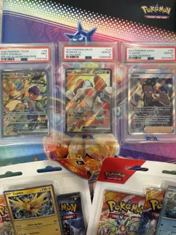 Pokemon Assorted Collection Lot - BINDER, CARDS, SLABS, SEALED ALL INCLUDED! - Image 2