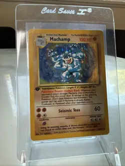 Pokemon TCG Vintage Machamp First Edition #8/102 Flawless Possible Grade 9 Or 10 - Image 2