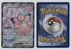 Lillie's Clefairy ex Full Art Pokemon Scarlet & Violet Black Star Promo #195 - Image 3