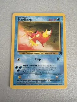Magikarp 47/82 Team Rocket Uncommon Unlimited Pokemon TCG LP - Image 1