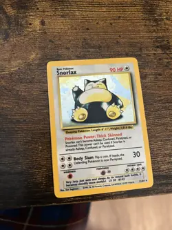 Pokemon TCG Snorlax Jungle 11/64 Holo NO SYMBOL ERROR Unlimited Holo Rare - Image 3