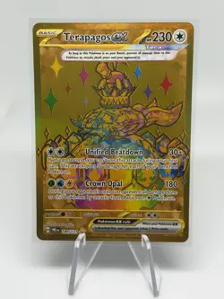 Terapagos ex 180/131 Sv: Prismatic Evolutions Hyper Rare Full Art Pokemon NM - Image 1