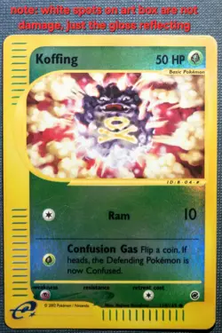 Koffing 114/165 Reverse Holo Stamped - Pokemon TCG, Expedition Base Set, 2002 - Image 1