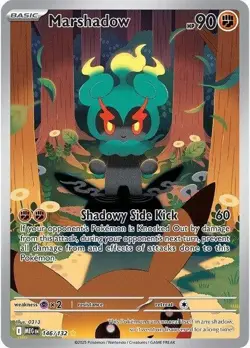 Pokemon Marshadow 146/132 Me01: Mega Evolution Holo - Image 1