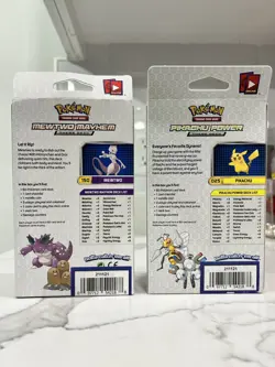Set of 2 Pokemon XY Evolutions Theme Deck MEWTWO/ PIKACHU -Factory Sealed- - Image 2