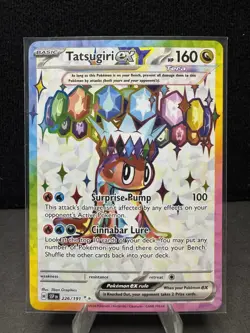 TATSUGIRI EX 2024 Pokemon Surging Sparks SSP 226/191 - Image 1