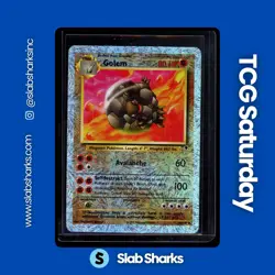 2002 POKEMON LEGENDARY COLLECTION #24/110 GOLEM REVERSE HOLO - Image 1
