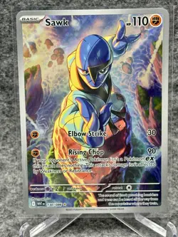Sawk Illustration Rare 130/086 White Flare Pokemon TCG - Image 1